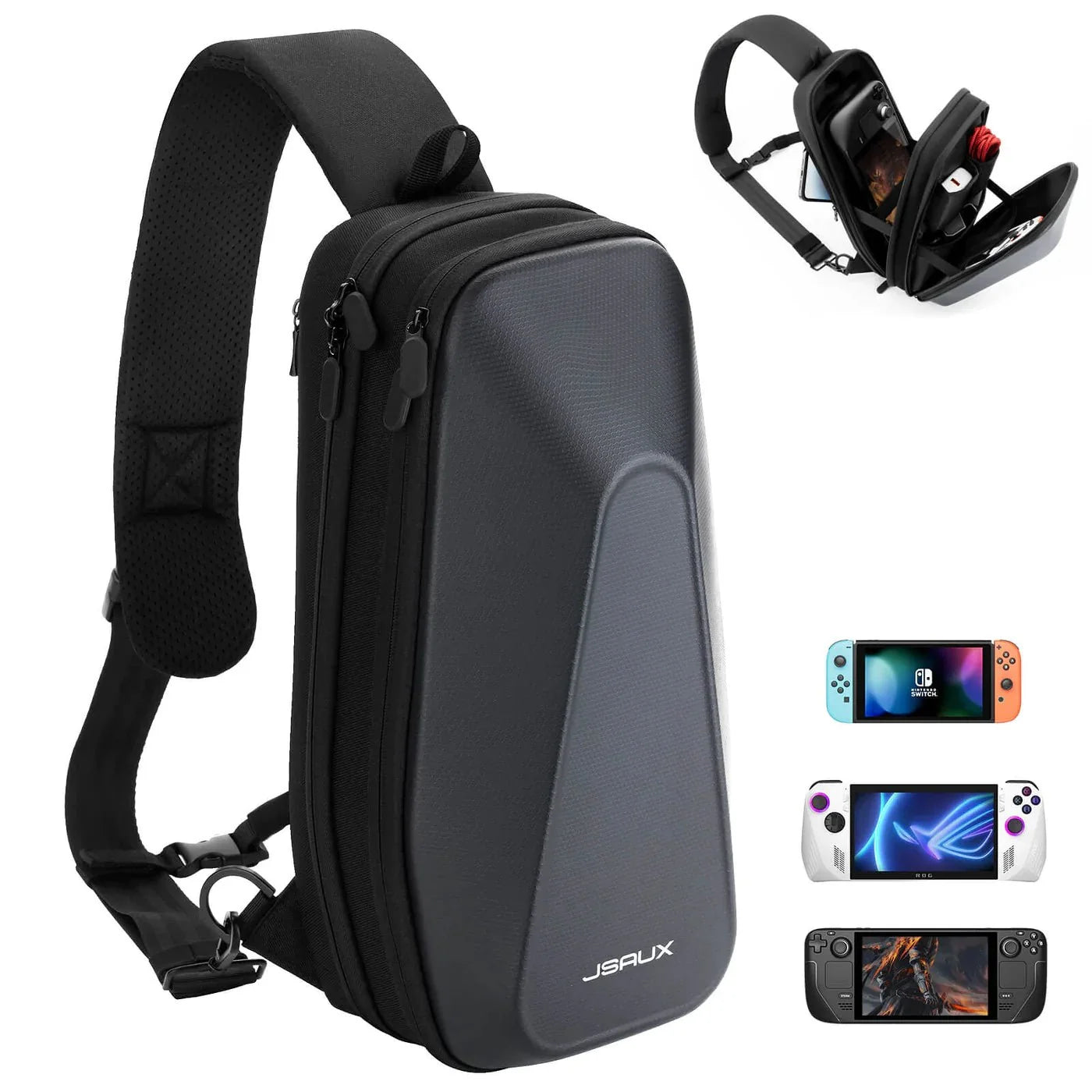 Schulter Tasche - Transport Tasche für Handheld Konsolen - Steam Deck, ROG Ally X