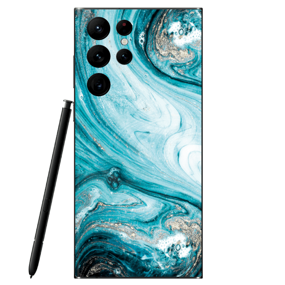 Galaxy S22 Ultra Skin Liquid Blue