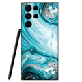 Galaxy S22 Skin Liquid Blue
