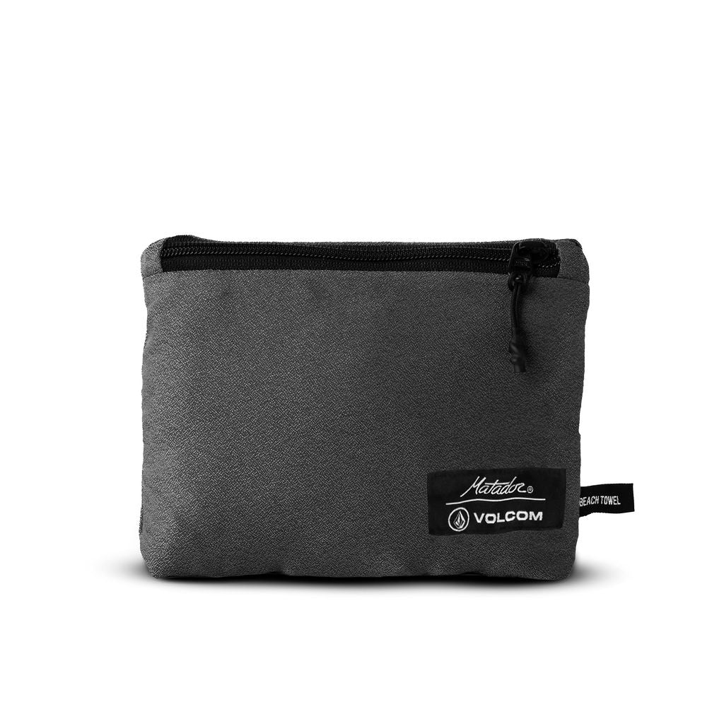 Matador/Volcom Packable Beach Towel (grey) High Tech Strandtuch nicht nur für Surfer