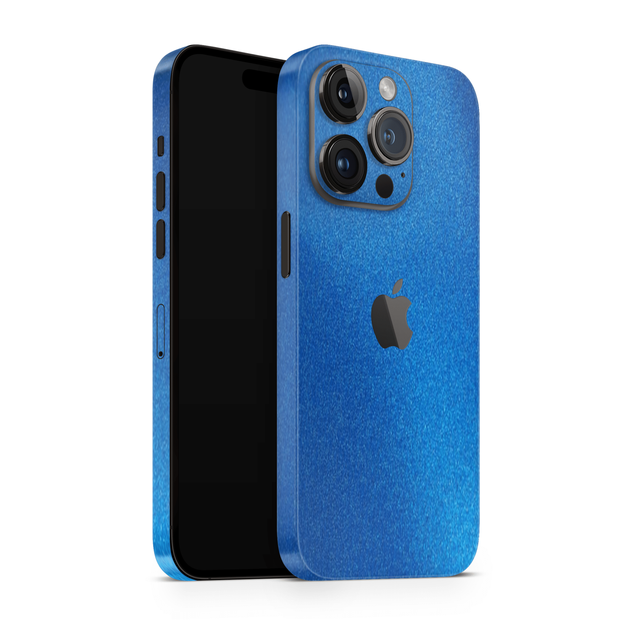 iPhone 14 Skin Matt Blau Metallic
