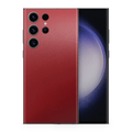 Galaxy S23 Ultra Skin Matt Rot Metallic