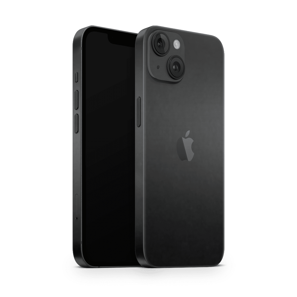 iPhone 15 Plus Skin Matt Schwarz