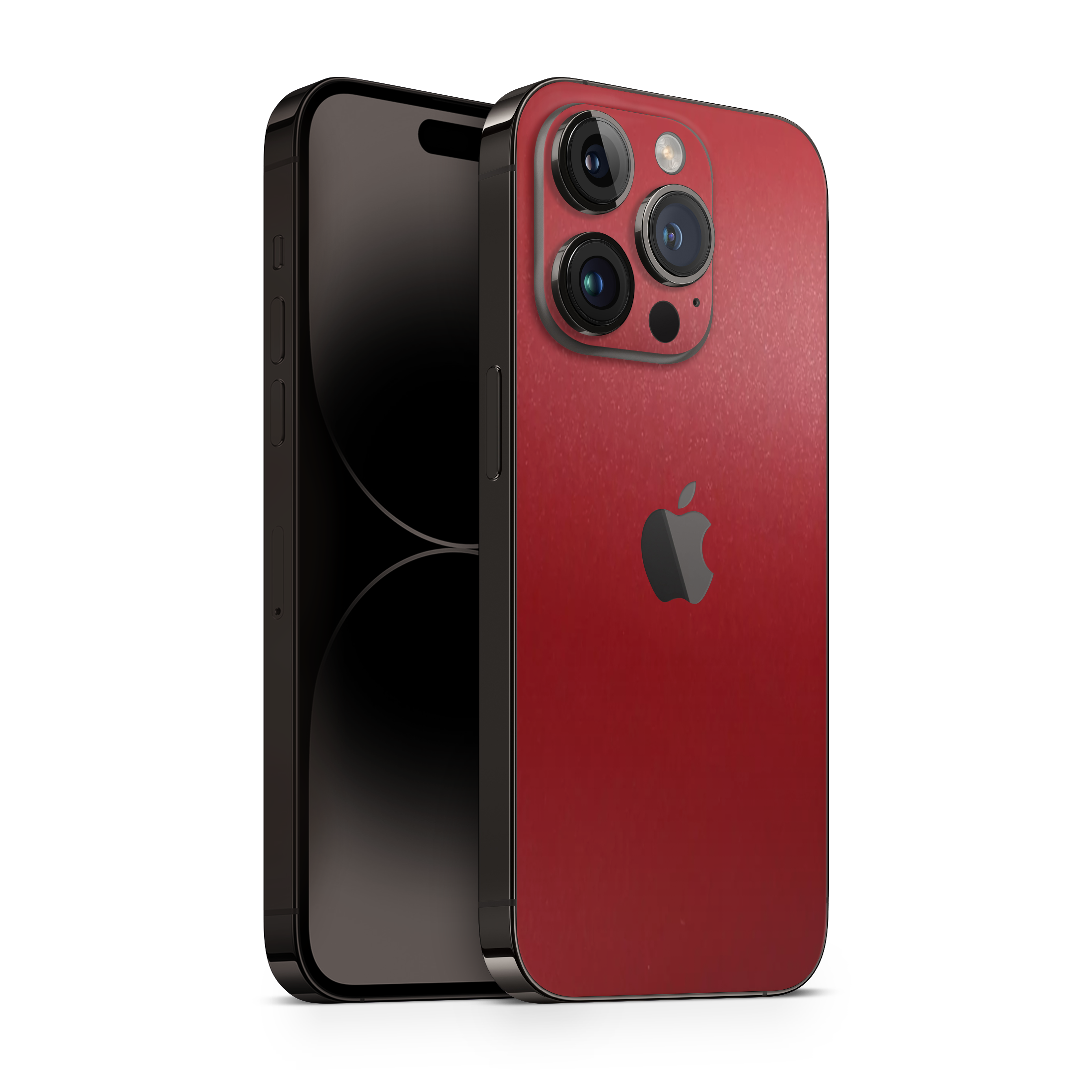 iPhone 16 Pro Skin Matt Rot Metallic