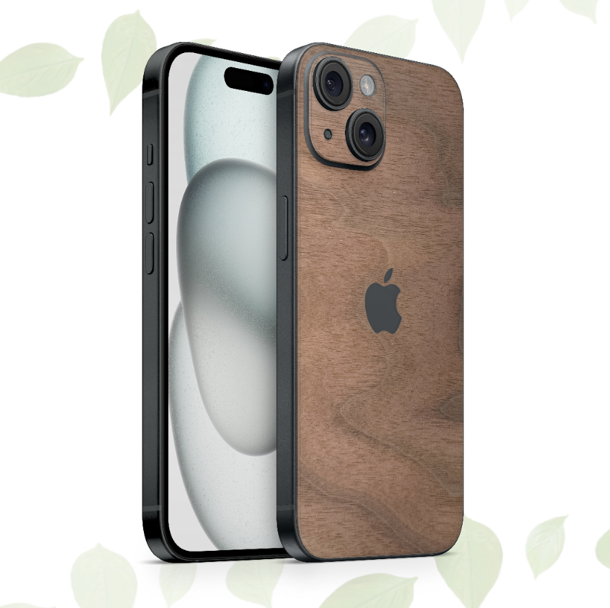 iPhone 16 Skin Holz Nuss