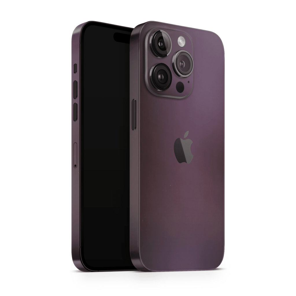 iPhone 14 Pro Max Skin Matte Purple Black
