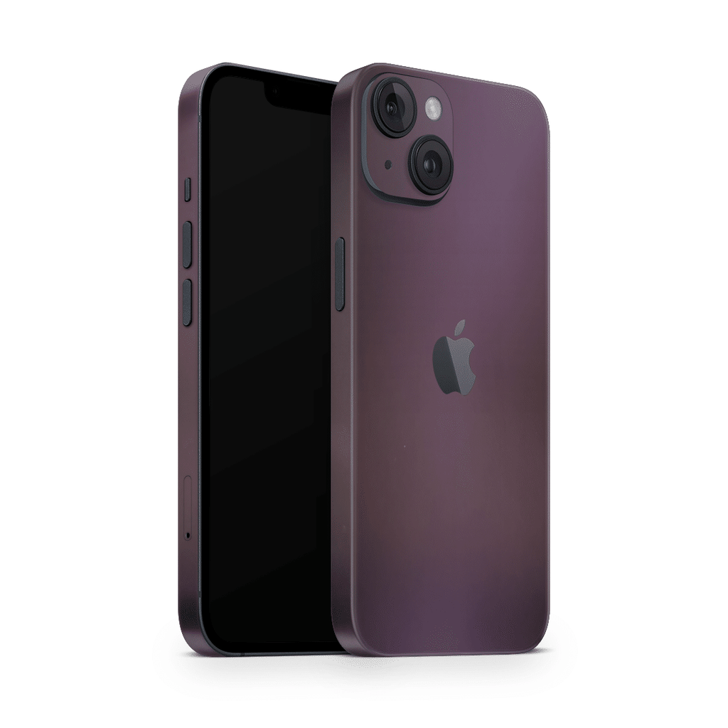 iPhone 15 Skin Purple Black