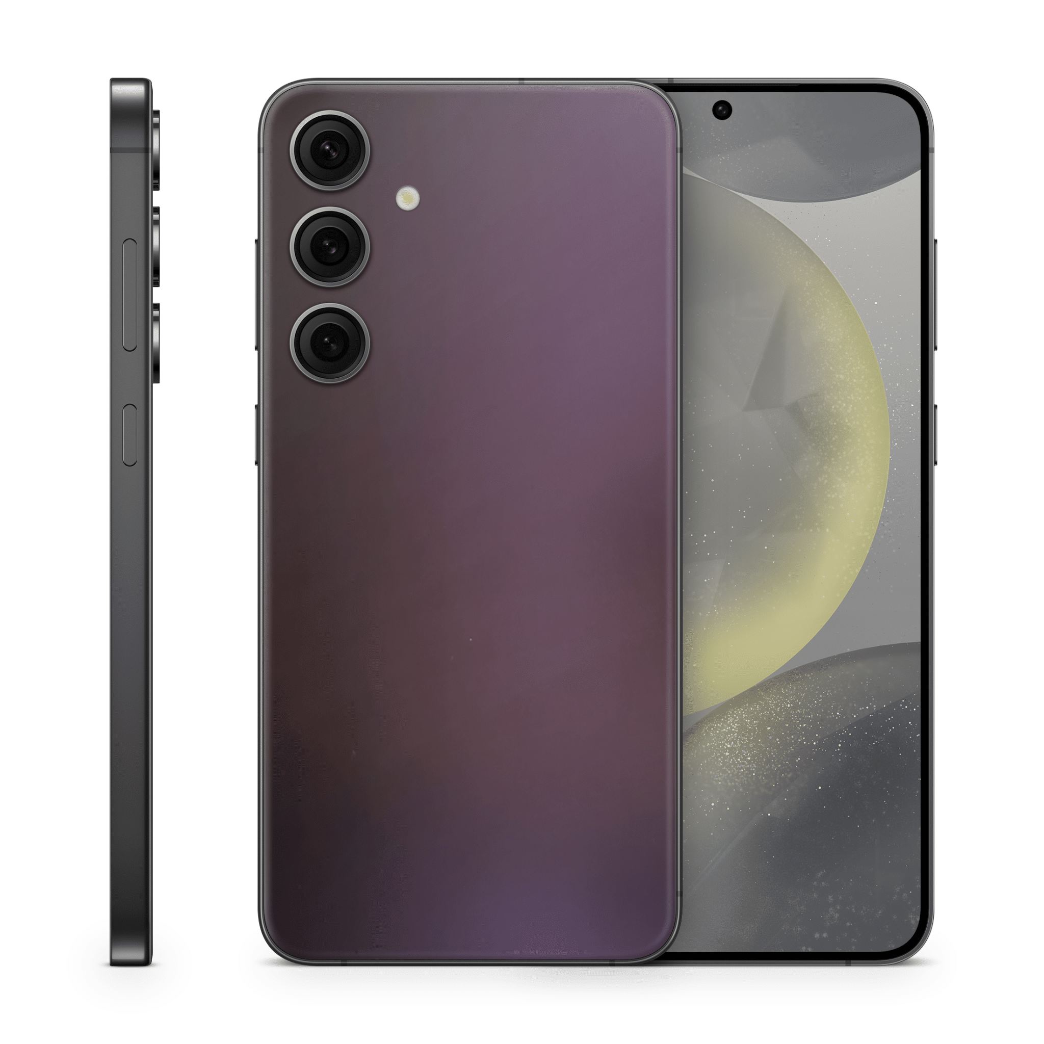 Galaxy S24 Plus Skin Matte Purple Black