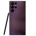 Galaxy S22 Skin Matt Purple Black