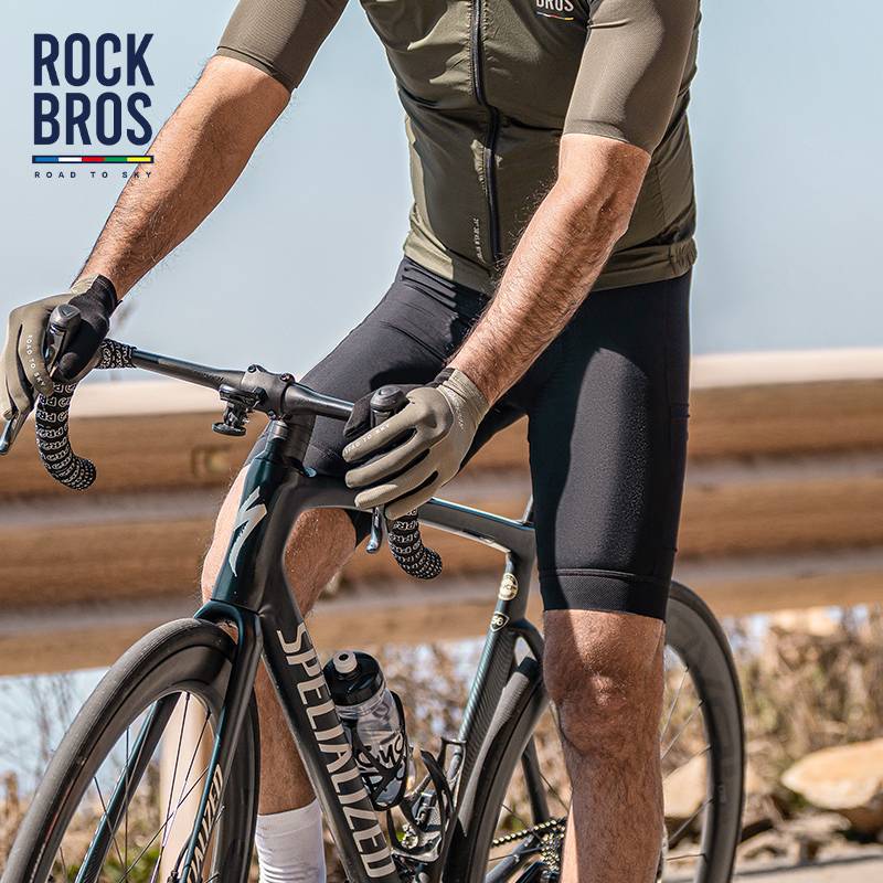 ROAD TO SKY Herren Fahrradhose atmungsaktive Radlerhose mit 4D Sitzpolster