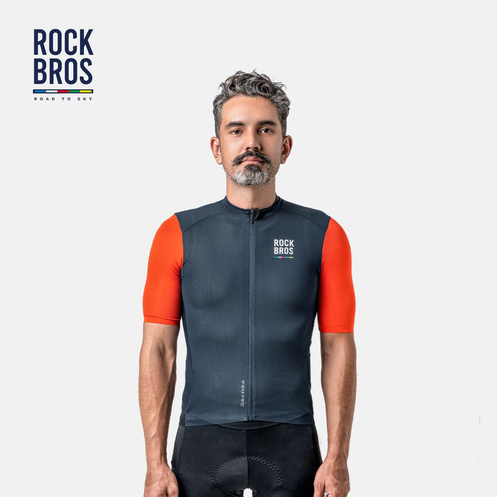 ROAD TO SKY Herren Kurzarm-Radtrikot Fahrrad Jersey für MTB & Rennrad