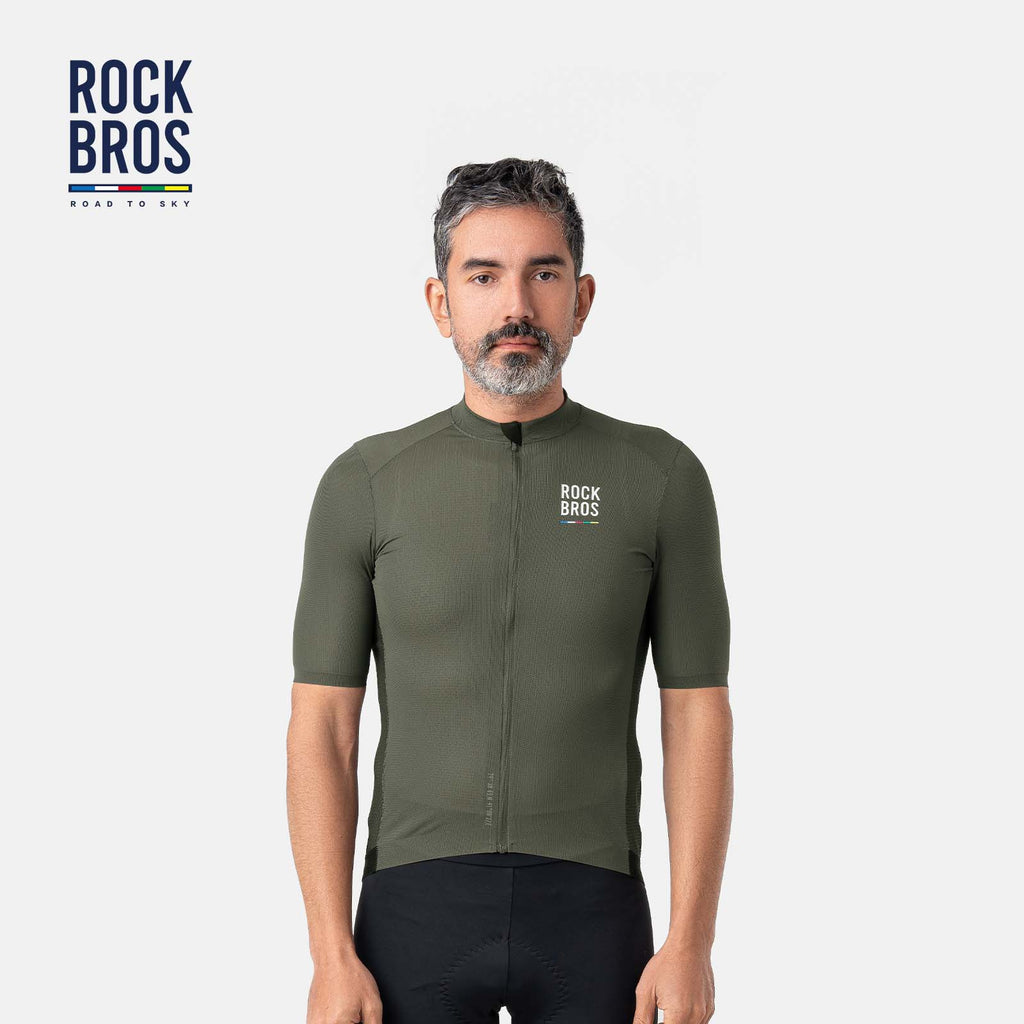 ROAD TO SKY Herren Kurzarm-Radtrikot Fahrrad Jersey für MTB & Rennrad
