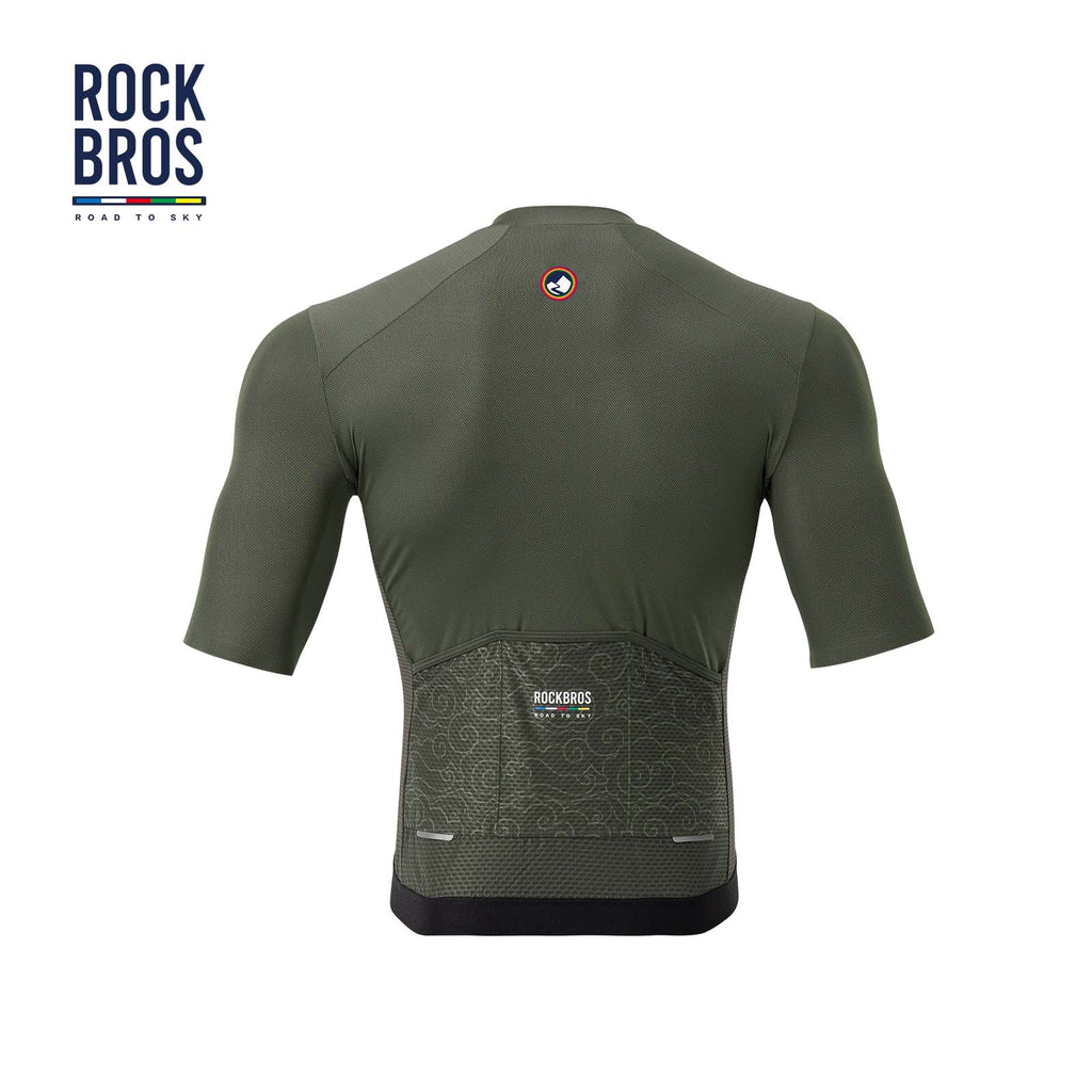 ROAD TO SKY Herren Kurzarm-Radtrikot Fahrrad Jersey für MTB & Rennrad