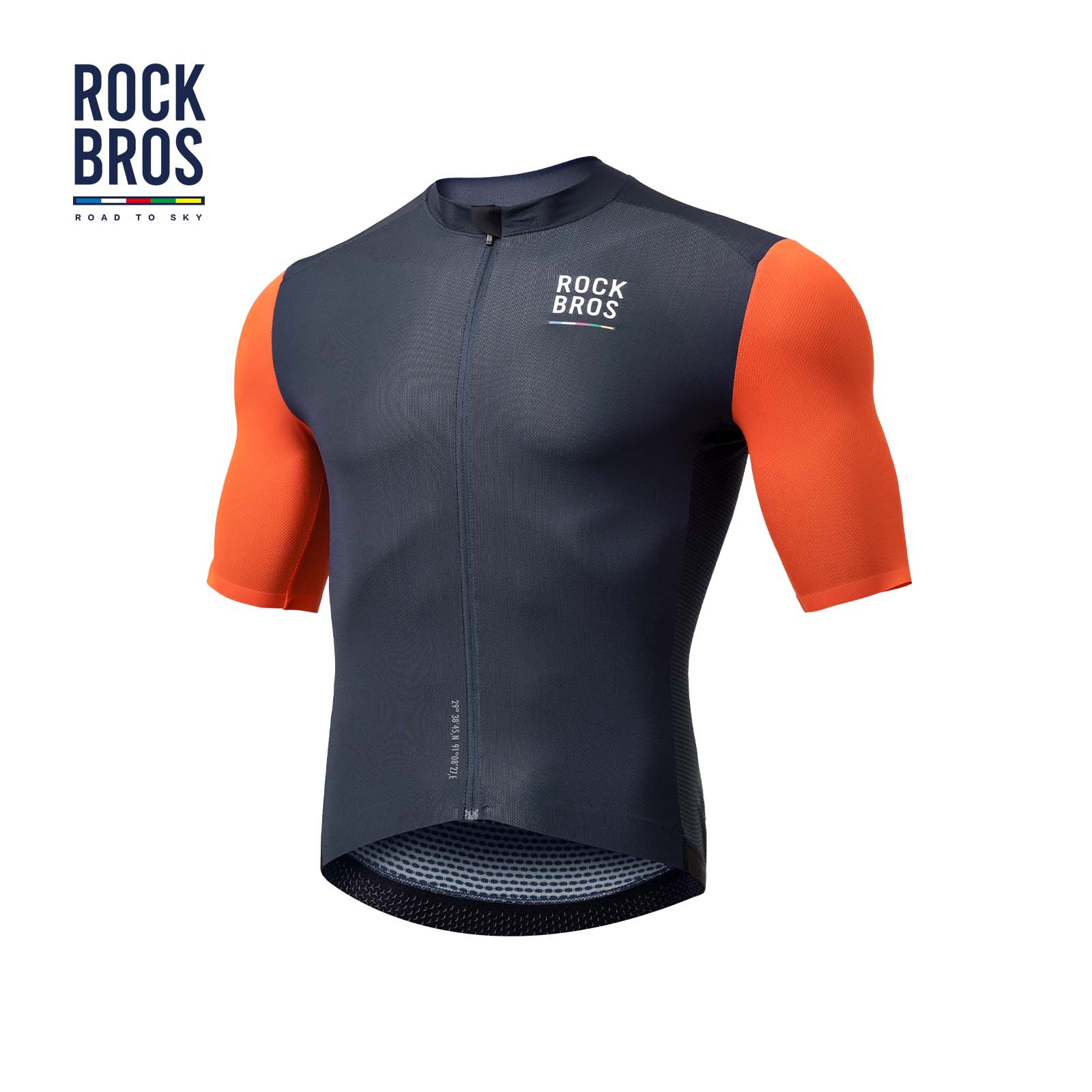 ROAD TO SKY Herren Kurzarm-Radtrikot Fahrrad Jersey für MTB & Rennrad