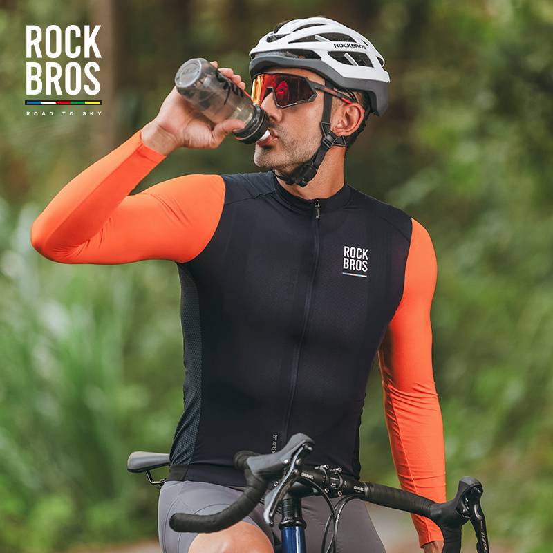 ROAD TO SKY Herren Langarm-Radtrikot Fahrrad Jersey für MTB & Rennrad