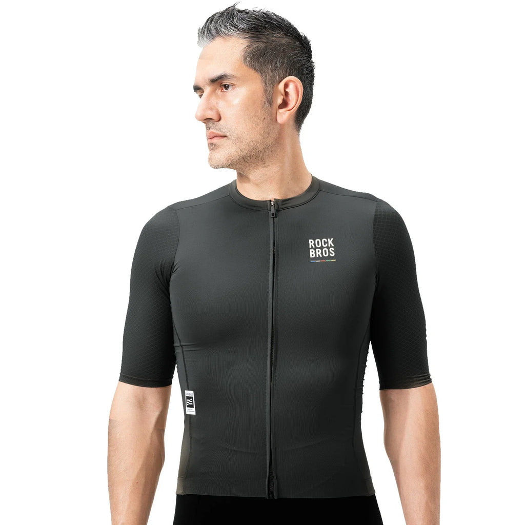 ROAD TO SKY Herren Radtrikot Kurzarm mit Taschen