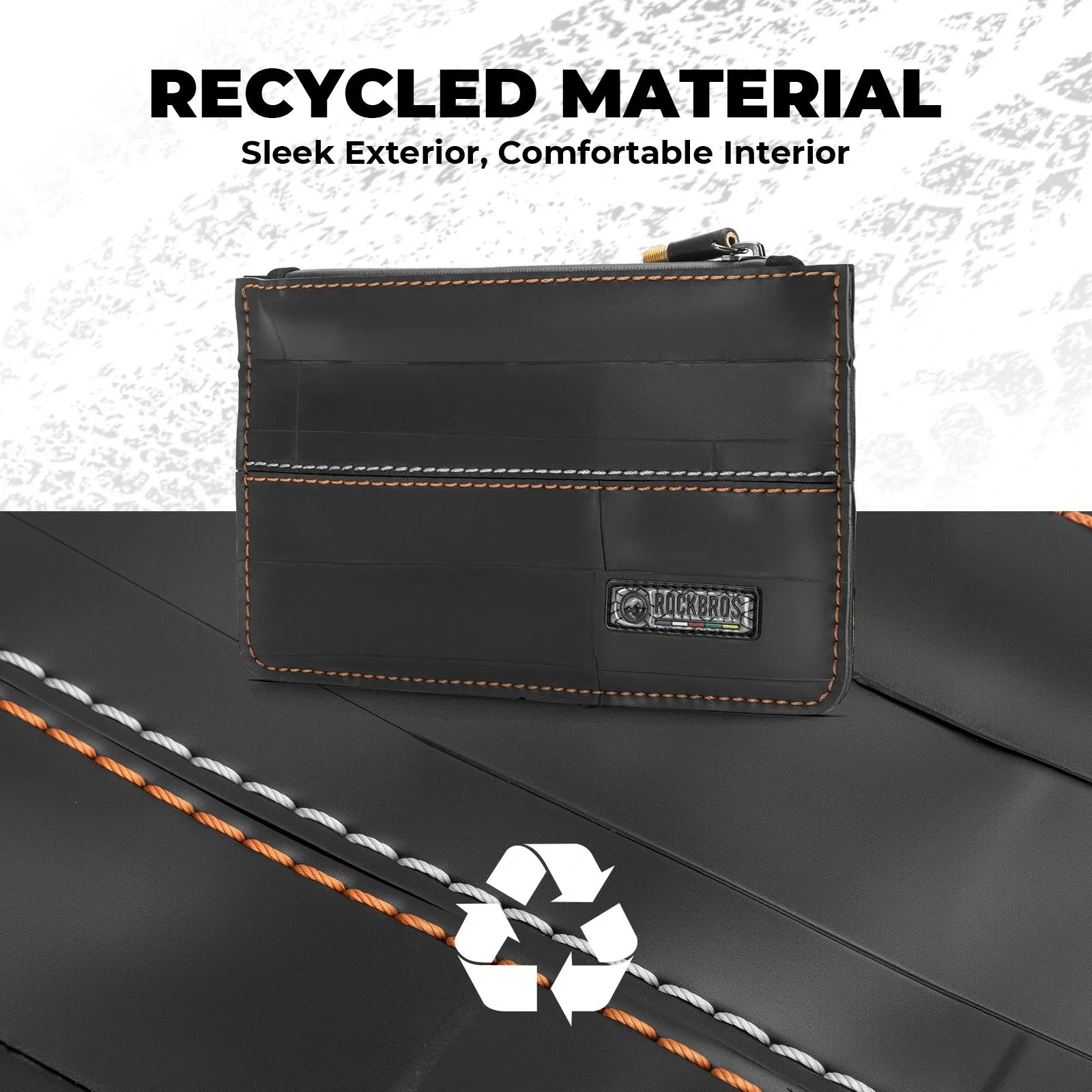 ROAD TO SKY Nachhaltige Beutel aus recycelten Reifen 0,7L