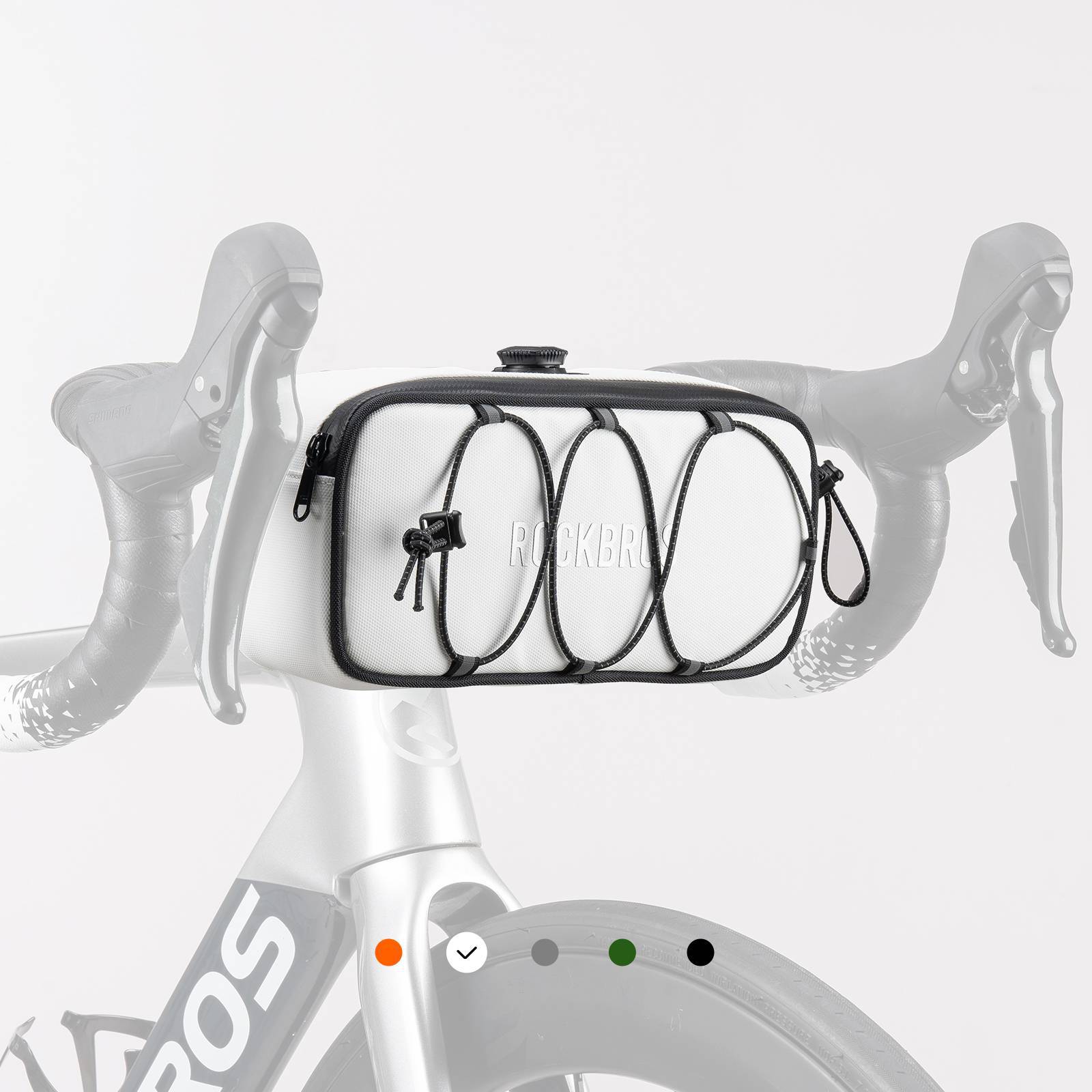 ROAD TO SKY Wasserdichte reflektierende Fahrradlenkertasche