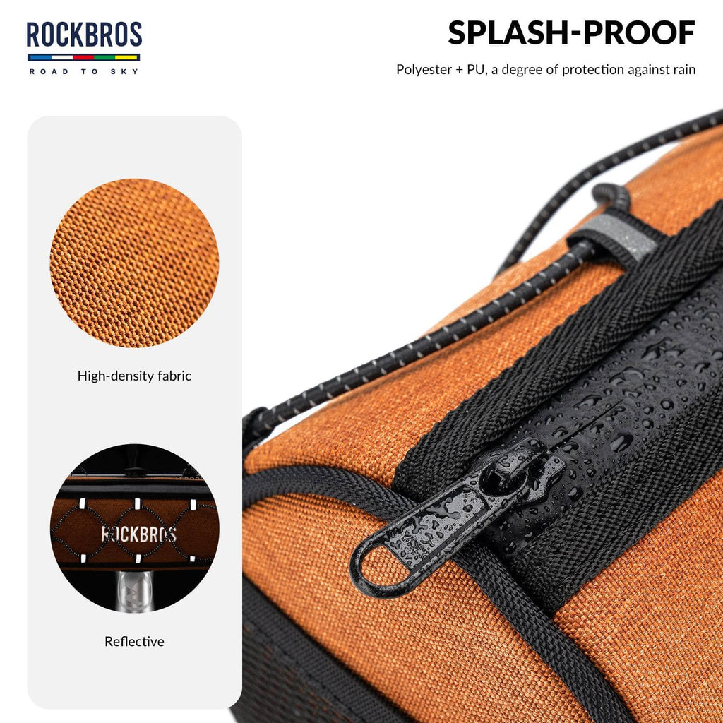 ROAD TO SKY Wasserdichte Reflektierende Zylindrische Lenkertasche