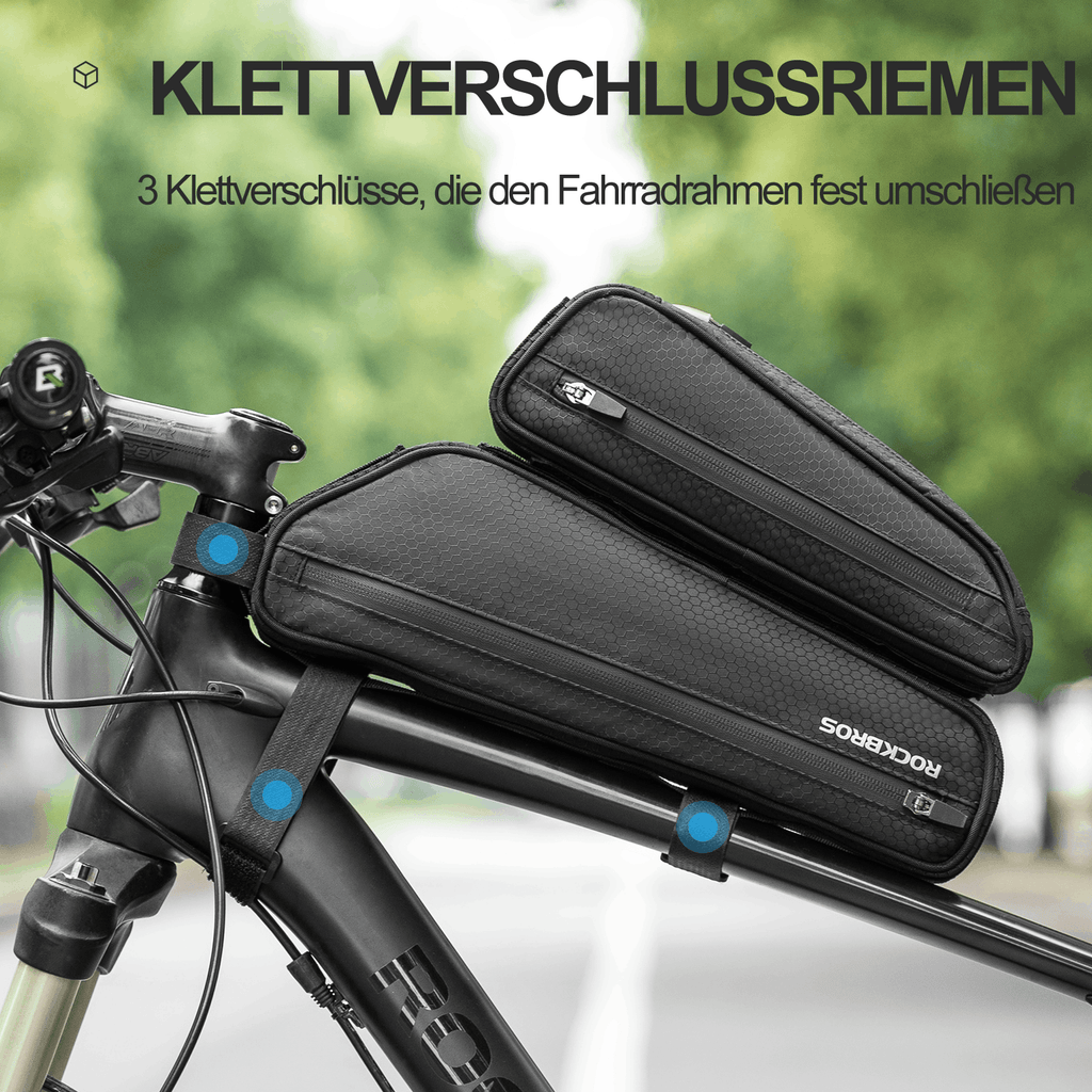 ROCKBROS 2 in 1 Fahrradtasche Set Rahmentasche Oberrohrtasche  2,5L
