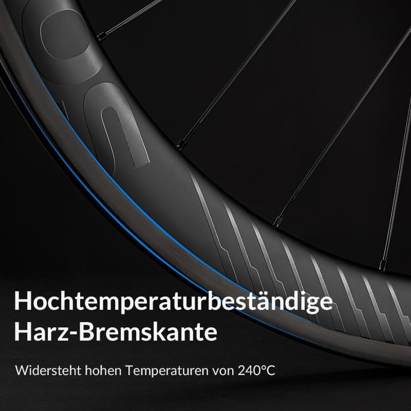 ROCKBROS 700C Carbon Laufradsatz 38mm Scheibenbremse Steckachse Laufrad Set für Rennrad