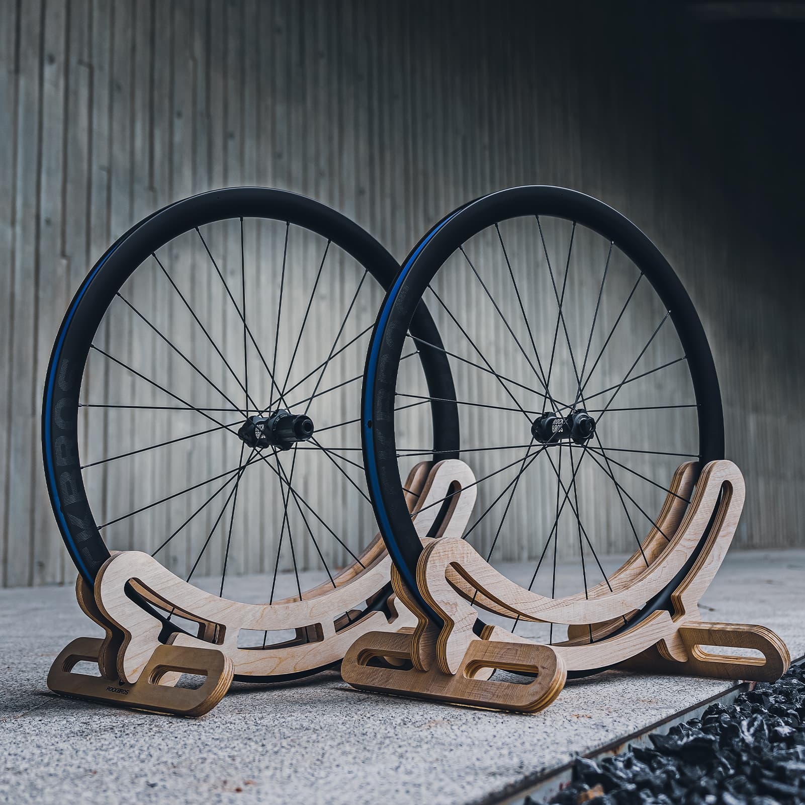 ROCKBROS 700C Carbon Laufradsatz 38mm Scheibenbremse Steckachse Laufrad Set für Rennrad