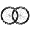 ROCKBROS 700C Carbon Laufradsatz 65mm Scheibenbremse Steckachse Laufrad Set für Rennrad