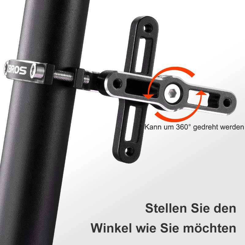 ROCKBROS Alu Universal Flaschenhalter Adapter für Fahrrad und Motorrad