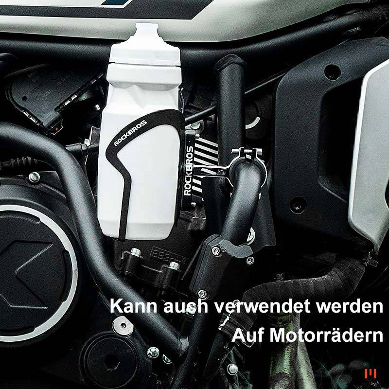 ROCKBROS Alu Universal Flaschenhalter Adapter für Fahrrad und Motorrad
