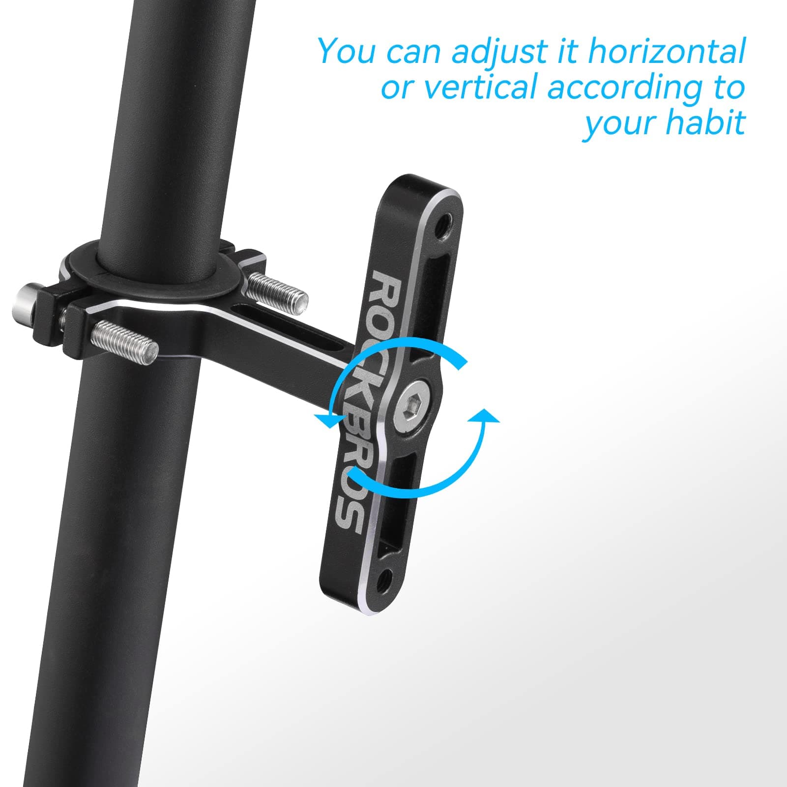 ROCKBROS Alu Universal Flaschenhalter Adapter für Fahrrad und Motorrad
