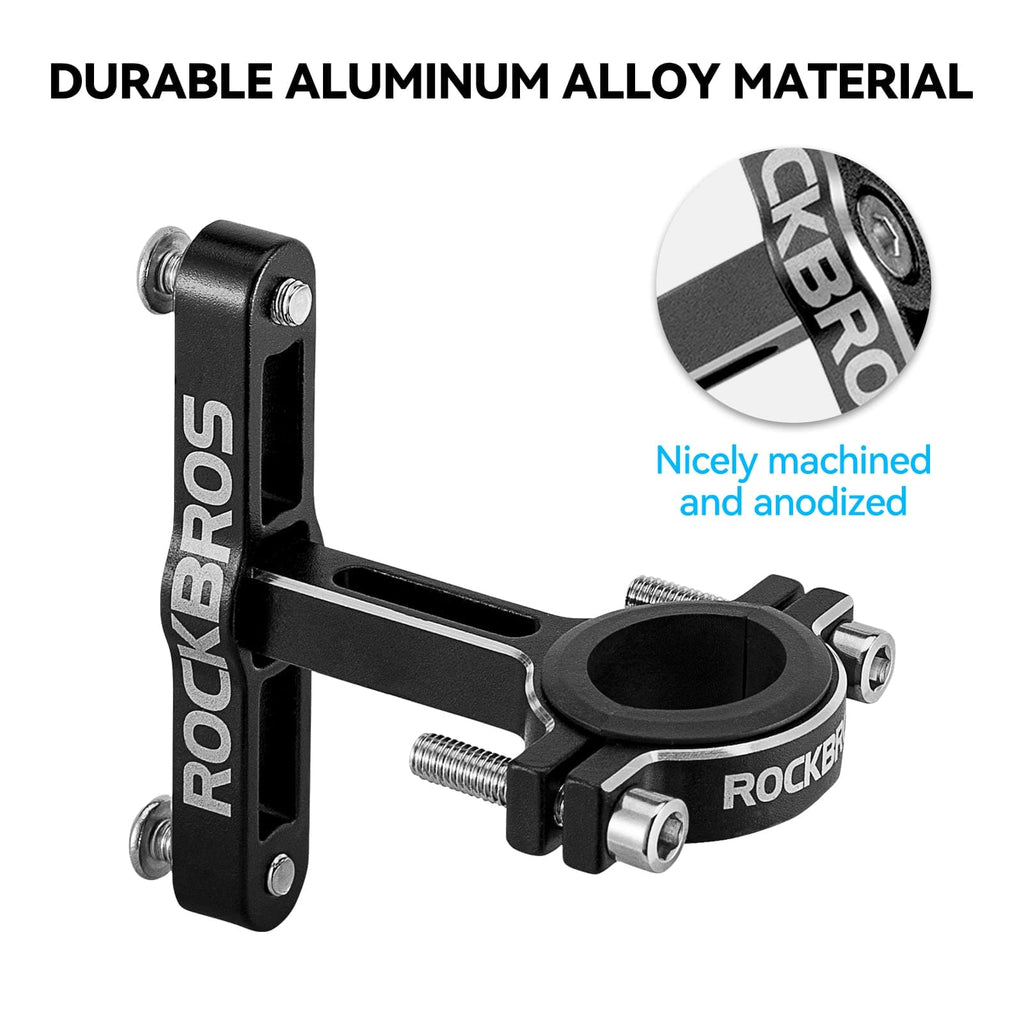 ROCKBROS Alu Universal Flaschenhalter Adapter für Fahrrad und Motorrad