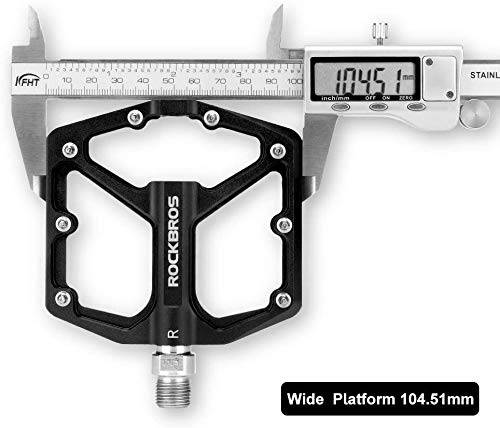 ROCKBROS Aluminium Platform Pedale 9/16 Zoll für MTB E-Bike Stadtrad