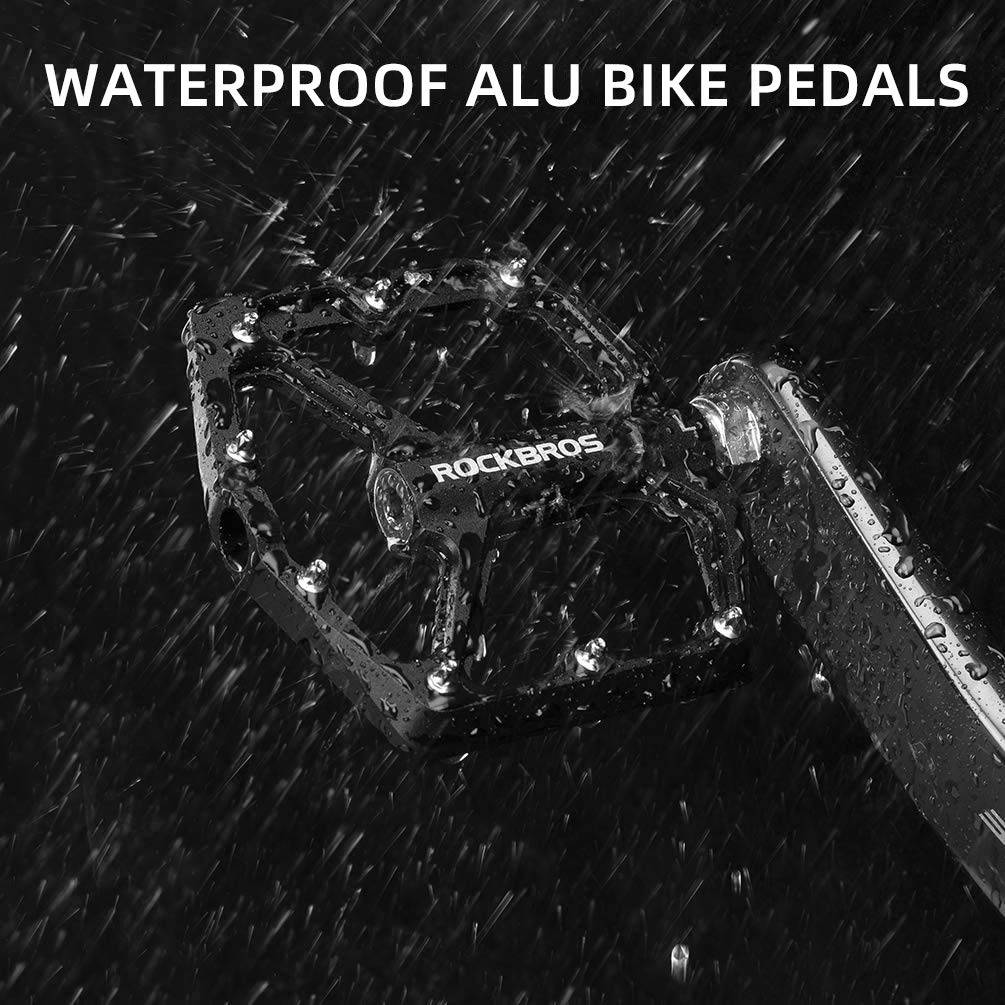 ROCKBROS Aluminium Platform Pedale 9/16 Zoll für MTB E-Bike Stadtrad