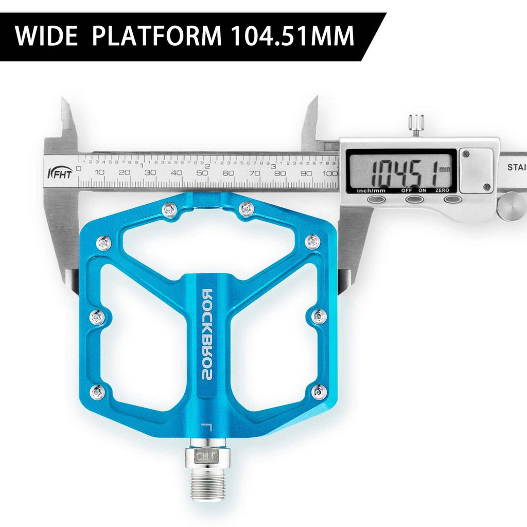 ROCKBROS Aluminium Platform Pedale 9/16 Zoll für MTB E-Bike Stadtrad