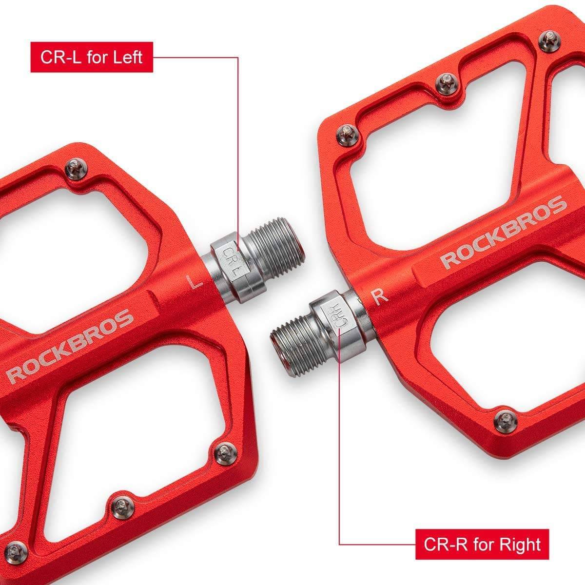 ROCKBROS Aluminium Platform Pedale 9/16 Zoll für MTB E-Bike Stadtrad