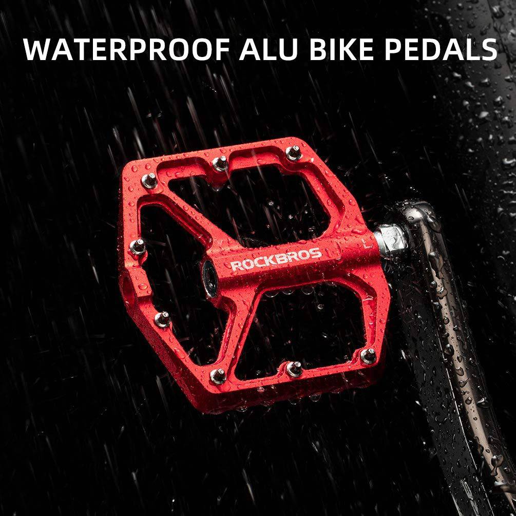 ROCKBROS Aluminium Platform Pedale 9/16 Zoll für MTB E-Bike Stadtrad