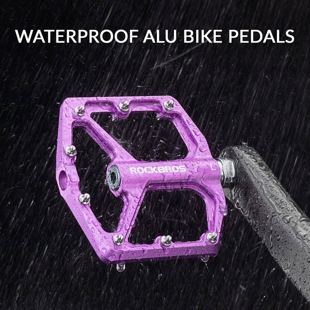 ROCKBROS Aluminium Platform Pedale 9/16 Zoll für MTB E-Bike Stadtrad