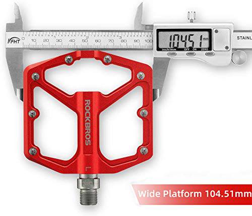 ROCKBROS Aluminium Platform Pedale 9/16 Zoll für MTB E-Bike Stadtrad