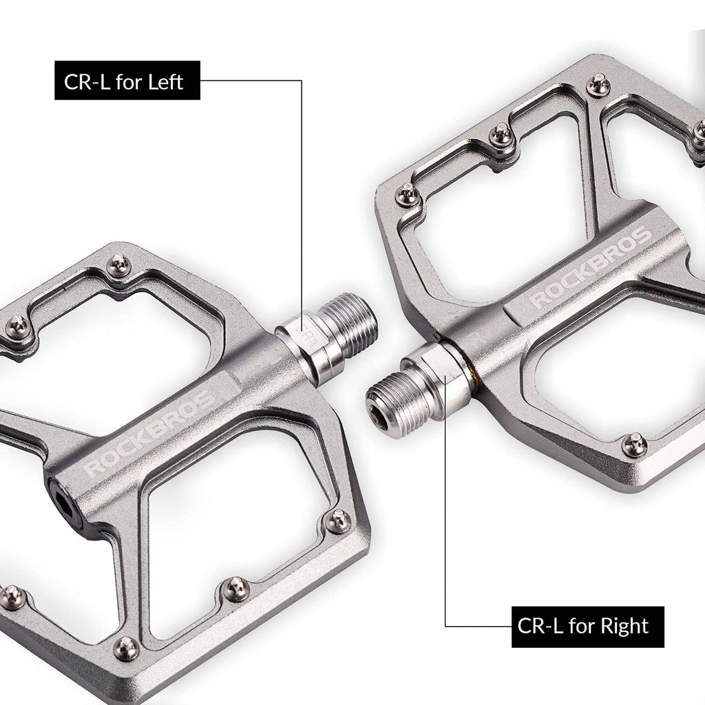ROCKBROS Aluminium Platform Pedale 9/16 Zoll für MTB E-Bike Stadtrad