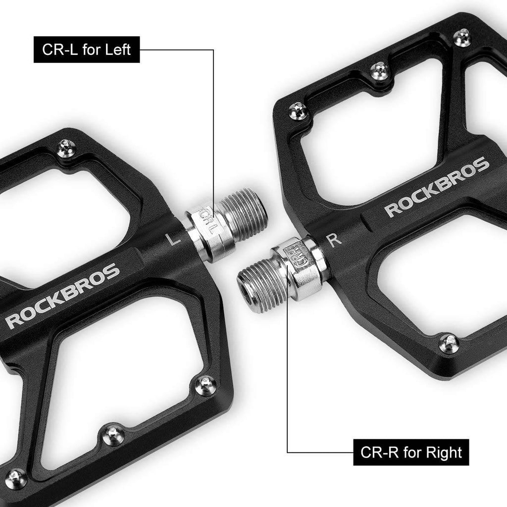 ROCKBROS Aluminium Platform Pedale 9/16 Zoll für MTB E-Bike Stadtrad