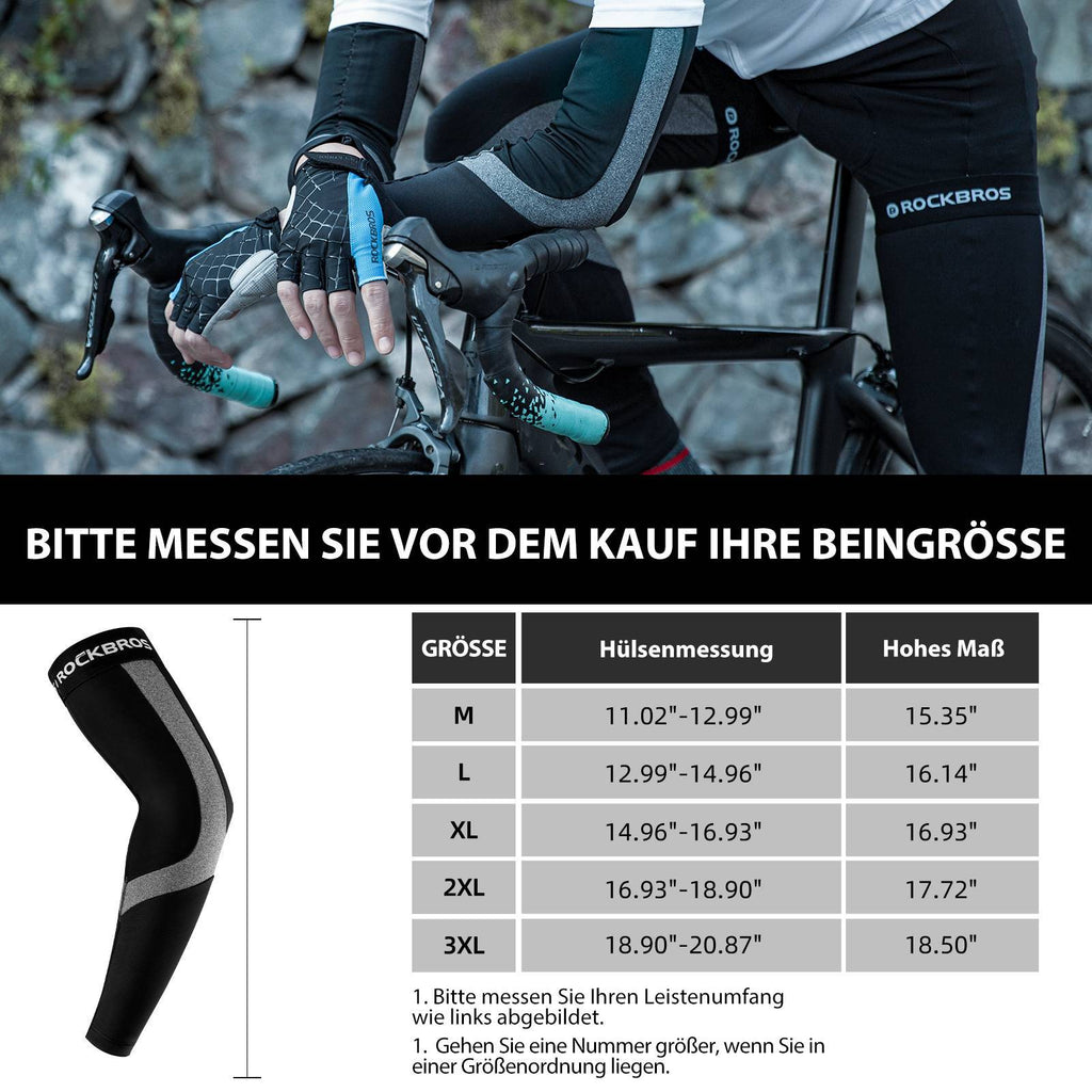 ROCKBROS Armlinge Winter Armwärmer für Radsport Wandern Laufen Outdoor