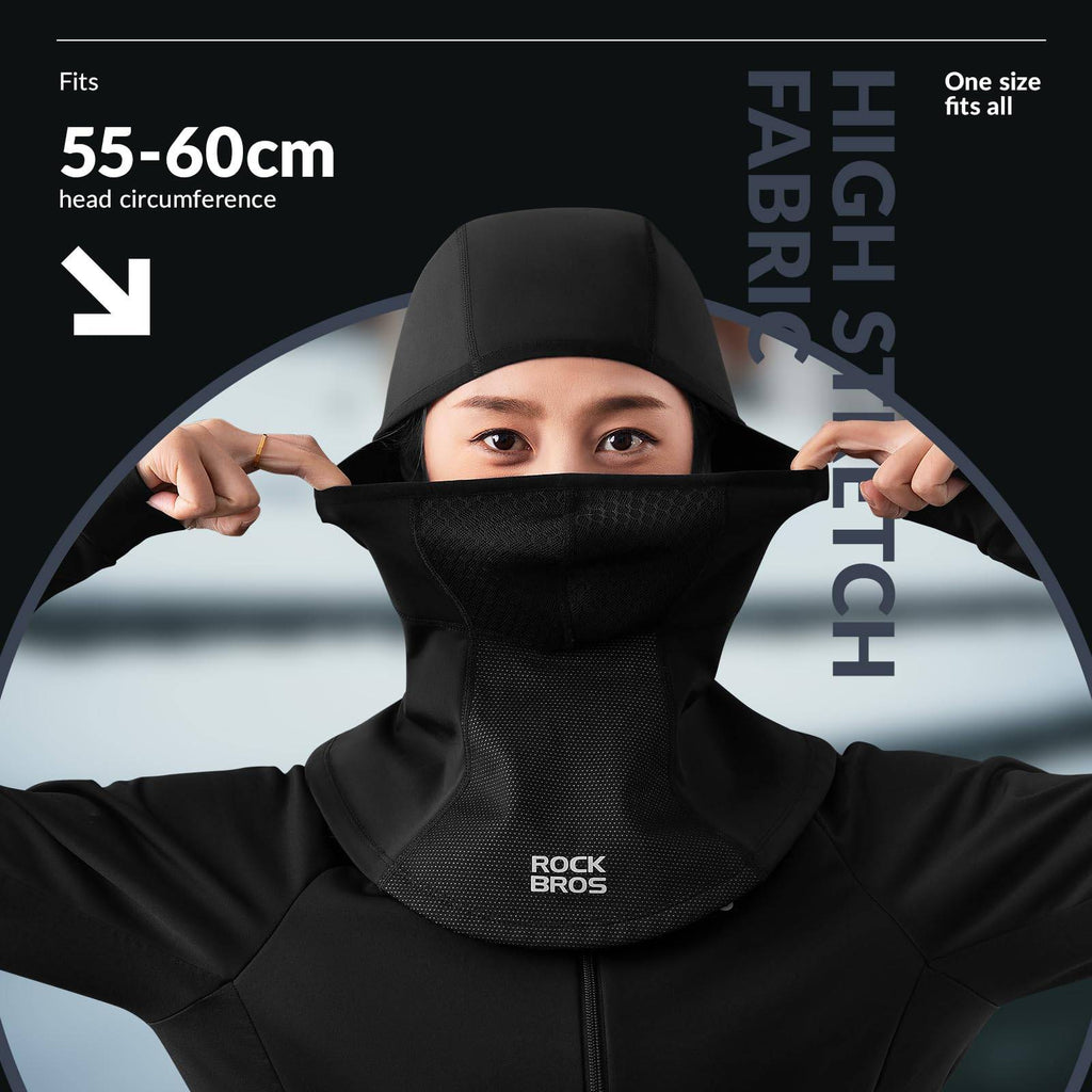 ROCKBROS Balaclava Herbst Winter Skimaske Atmungsaktiv Gesichtshaube