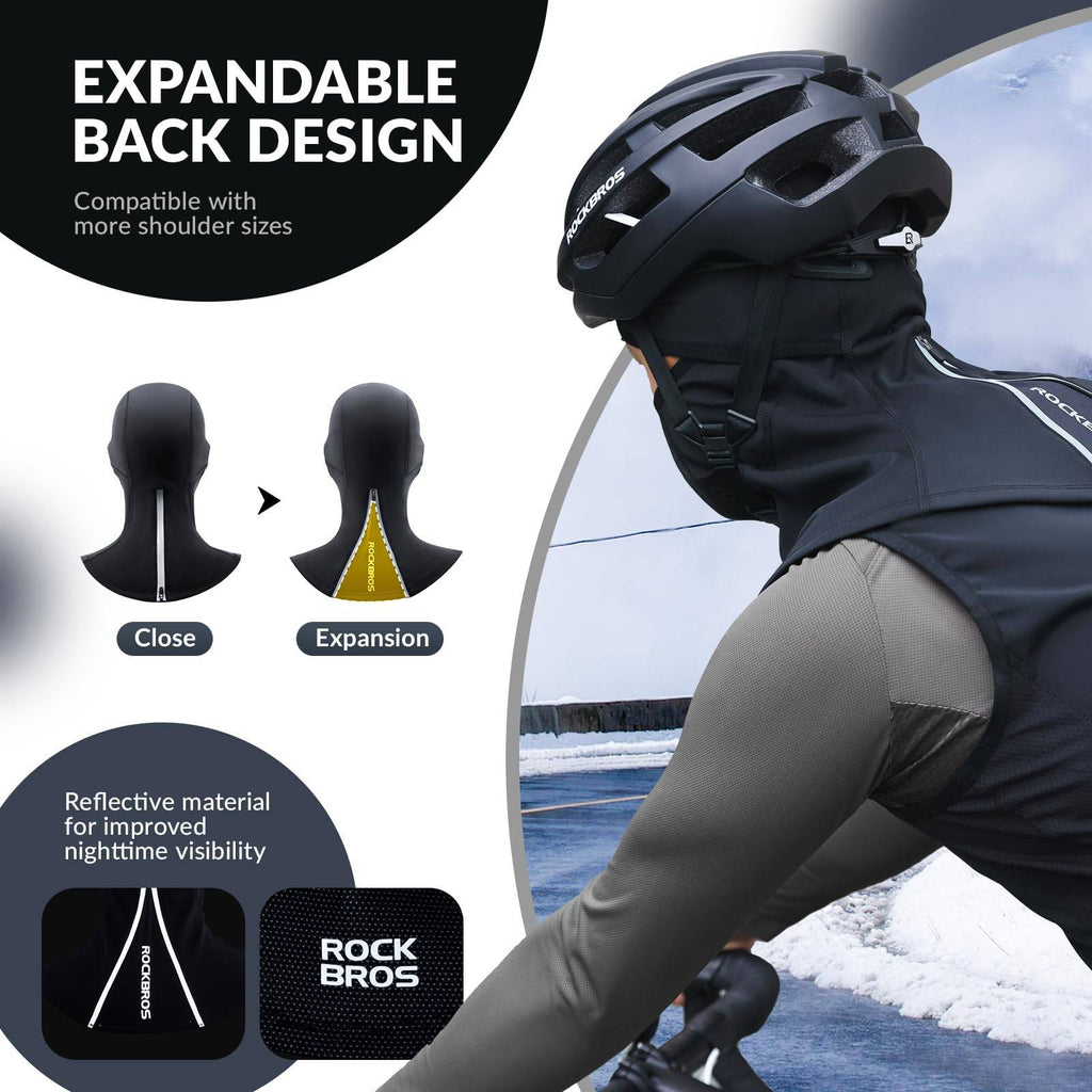 ROCKBROS Balaclava Herbst Winter Skimaske Atmungsaktiv Gesichtshaube