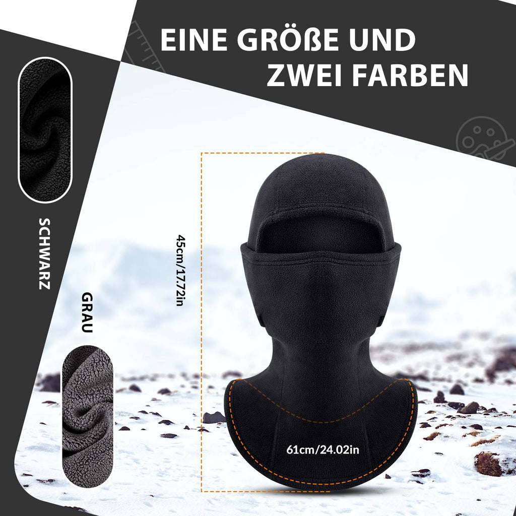 ROCKBROS Balaclava Winter Skimaske Warm Sturmmaske Unisex Einheitsgröße