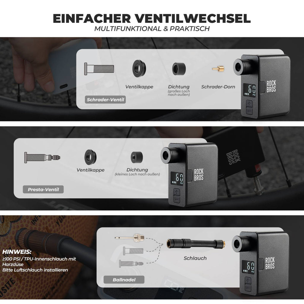 MINI Elektrische Fahrradpumpe AS1 Pro