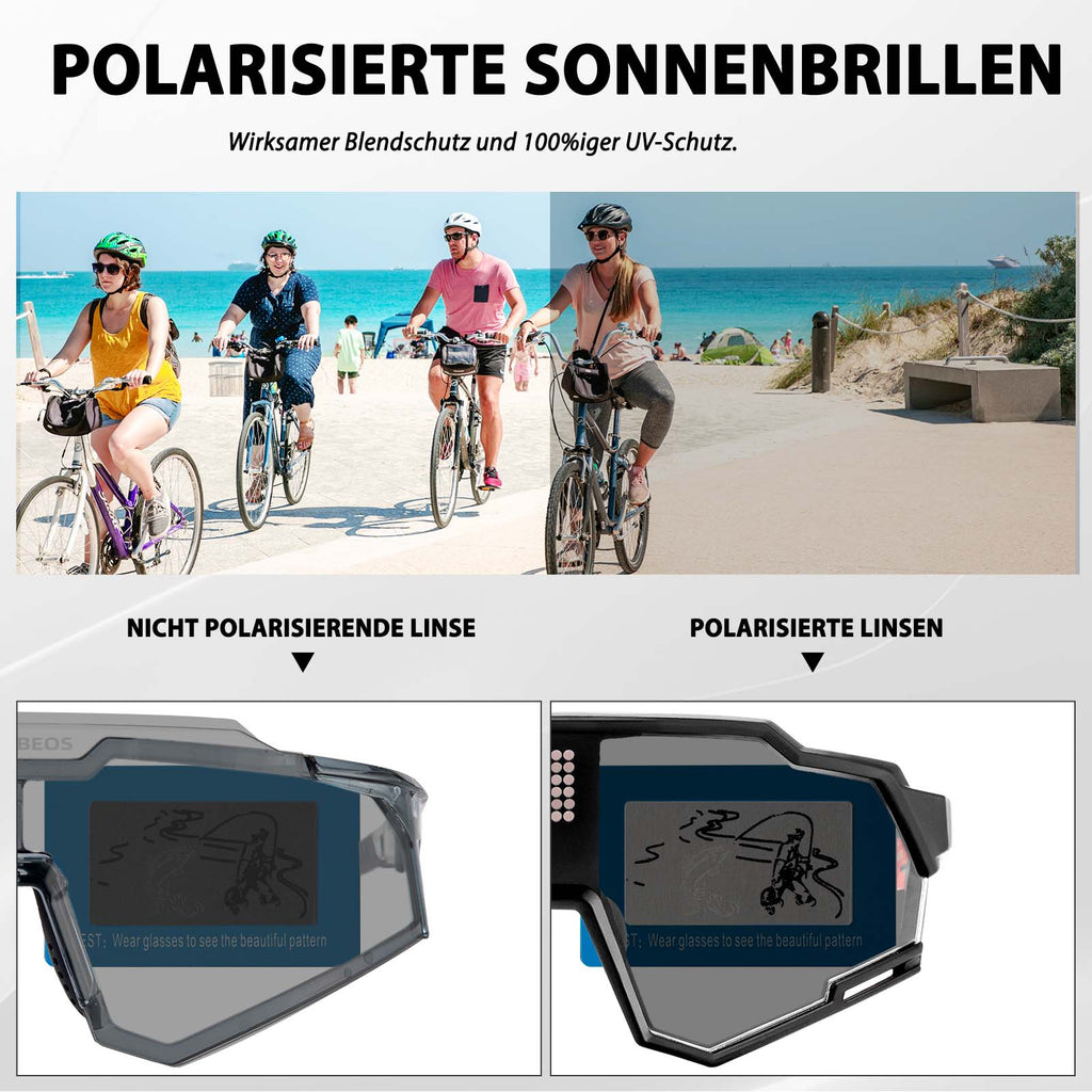 Smarte Radbrille mit Elektronischer Verdunkelung