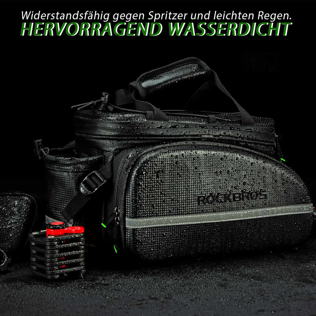 ROCKBROS Fahrrad Gepäckträgertasche 10-35L Wasserdicht Transporttasche
