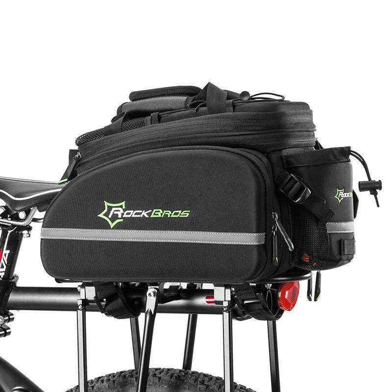 ROCKBROS Fahrrad Gepäckträgertasche wasserdichte mit Regenschutz 17-35L