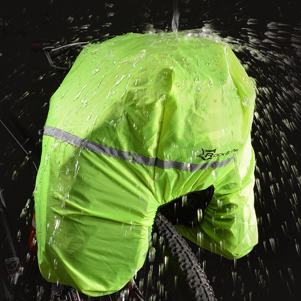 ROCKBROS Fahrrad Gepäckträgertasche wasserdichte mit Regenschutz 17-35L