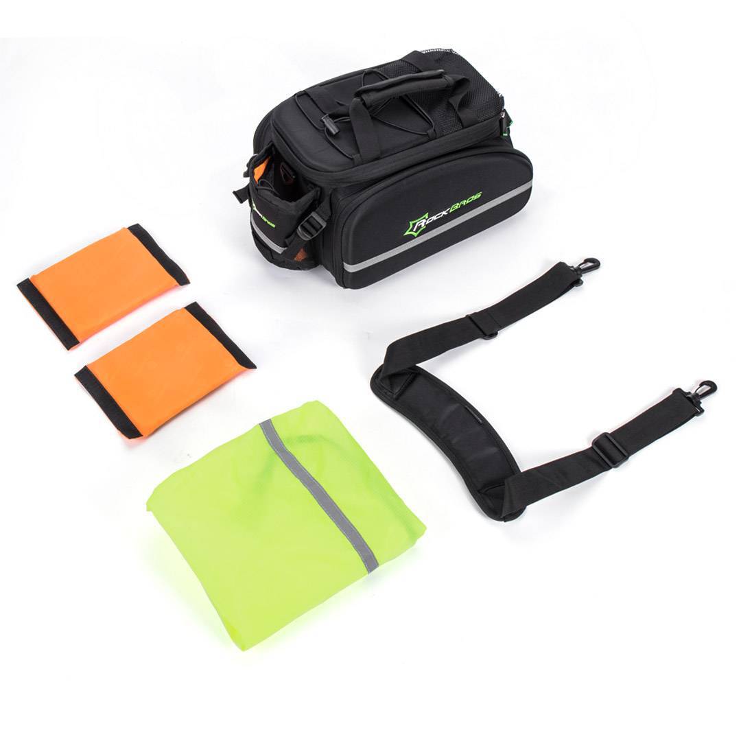 ROCKBROS Fahrrad Gepäckträgertasche wasserdichte mit Regenschutz 17-35L